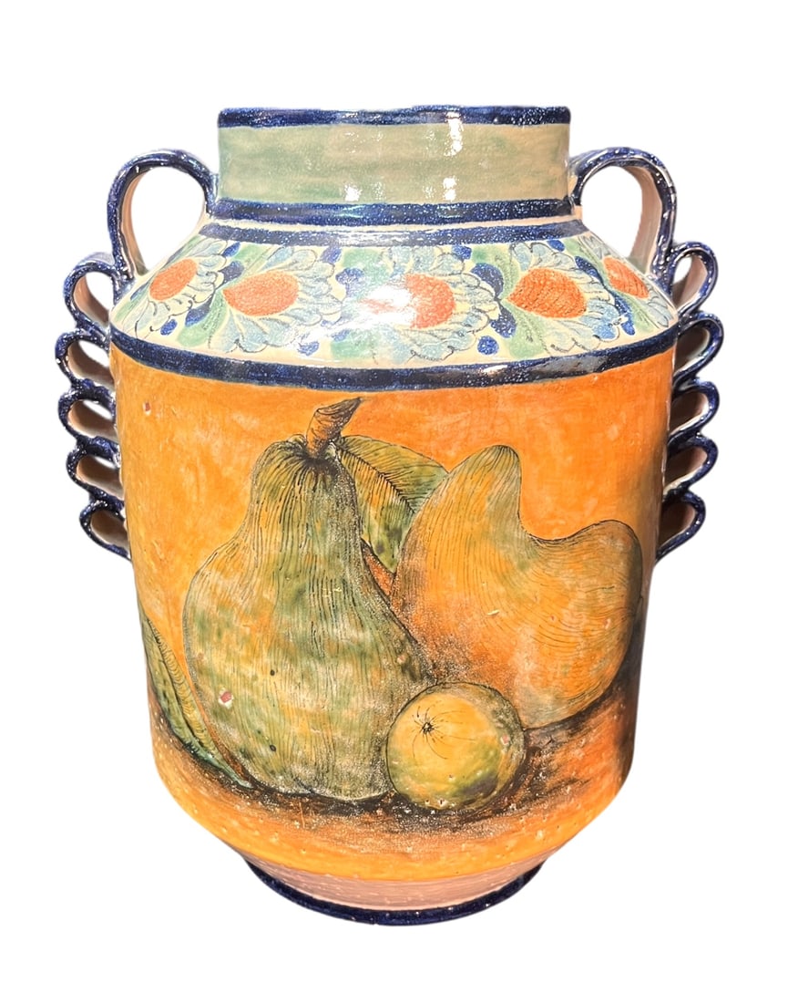 THREE ITALIAN CERAMIC JARS - 3