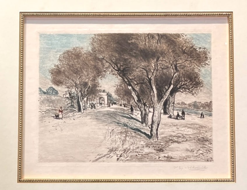 LANDSCAPE DRAWING, SIGNED - 2