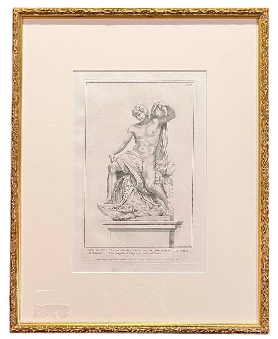 ANTIQUE NEOCLASSICAL ETCHING (1 of 3)