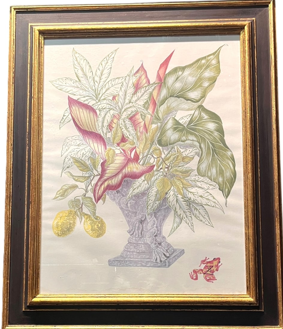 FLORAL PRINT FRAMED (1 of 4)