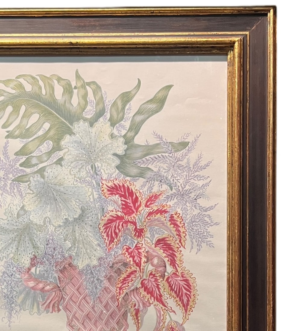 FLORAL PRINT FRAMED - 3