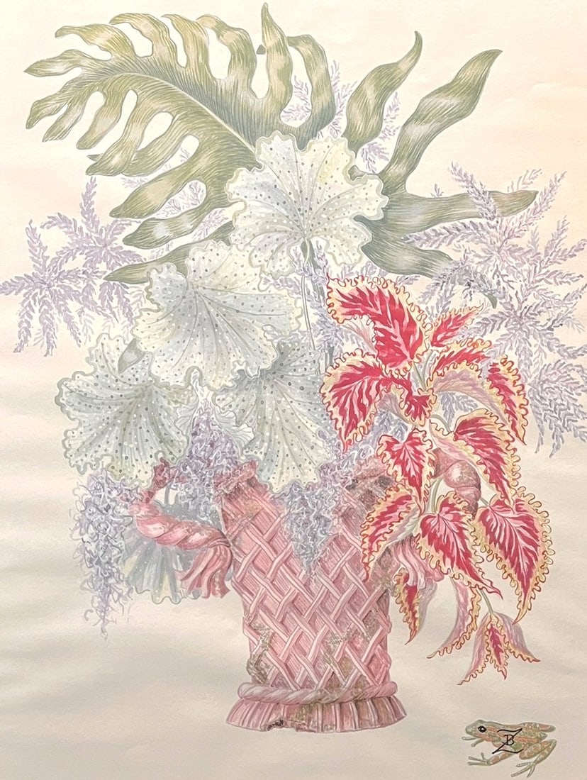 FLORAL PRINT FRAMED - 4