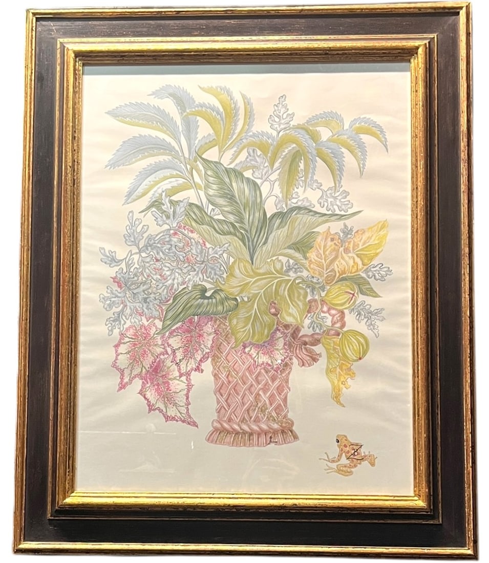 FLORAL PRINT FRAMED (1 of 4)