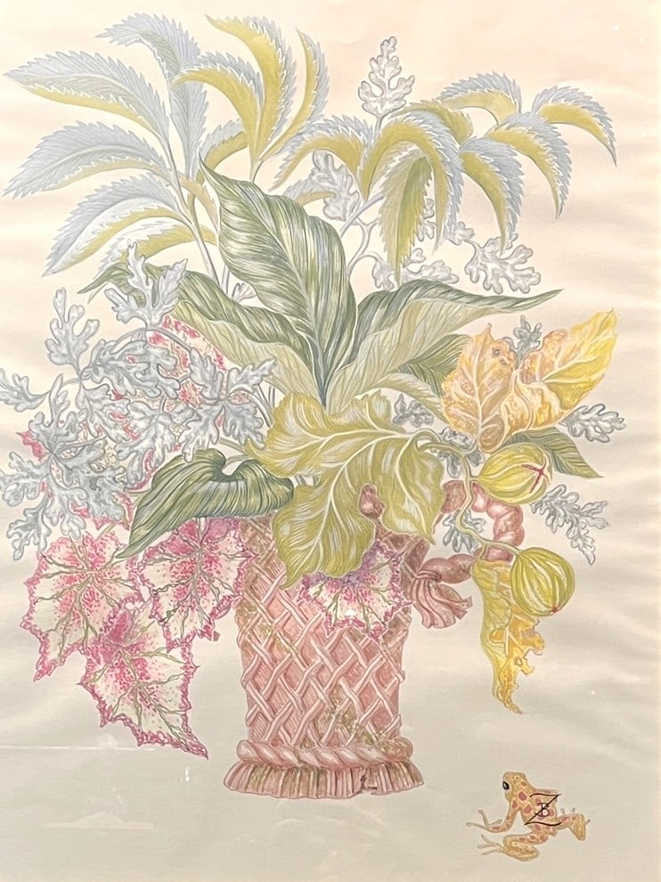 FLORAL PRINT FRAMED - 2