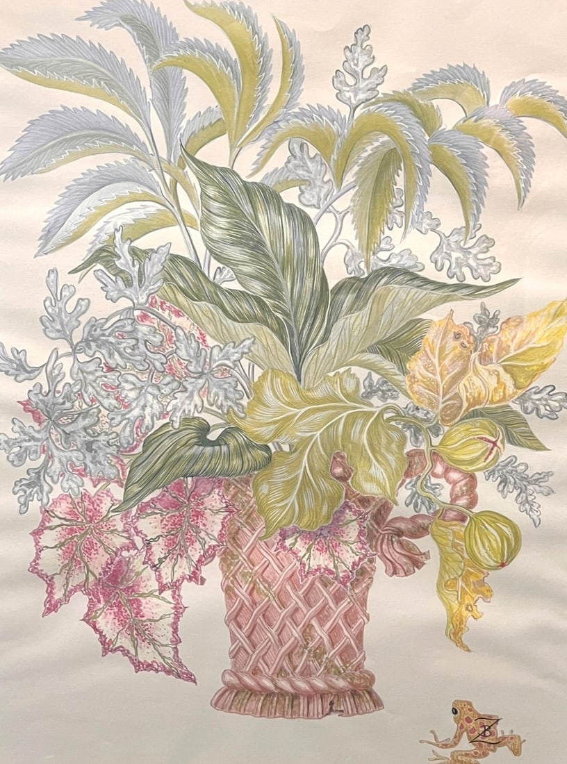 FLORAL PRINT FRAMED - 4