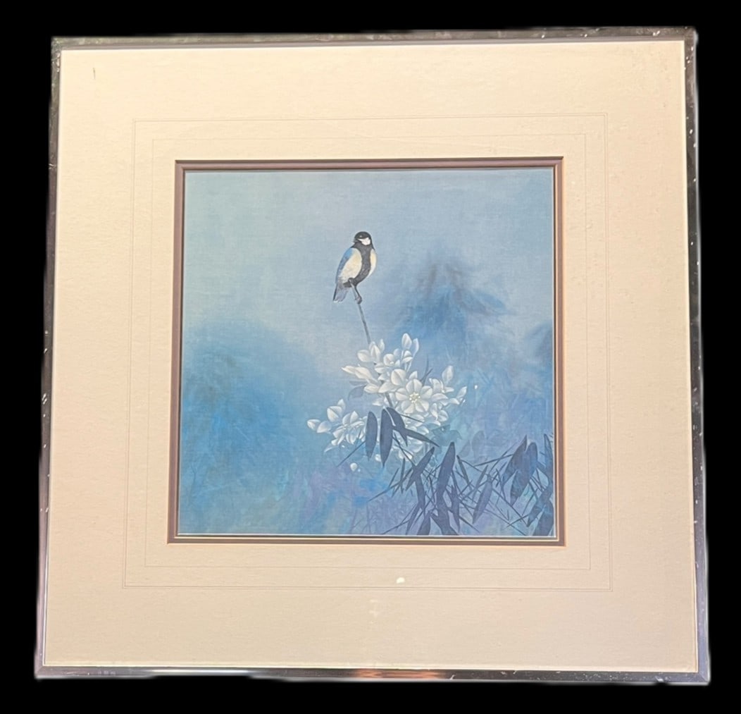 BIRD LITHOGRAPH FRAMED (1 of 3)