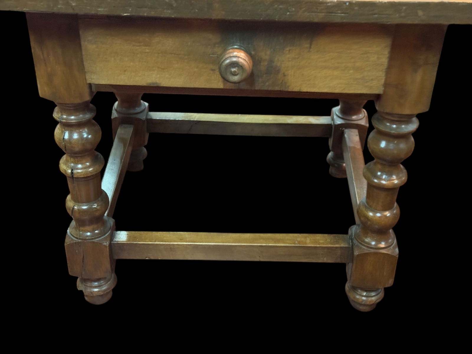 19TH C. ITALIAN WALNUT SIDE TABLE - 3