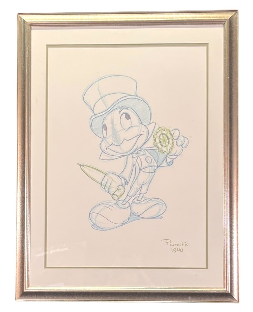 "JIMMYE THE CRICKET" DISNEY PINOCCHIO 1940 (1 of 4)