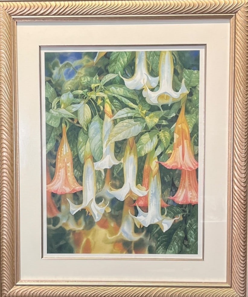 "TROPICS ALIVE" GICELLE BY DARRYL TROUT: "TROPICS ALIVE" GICELLE BY DARRYL TROUT Height: 35 in. by Width: 29.2 in.