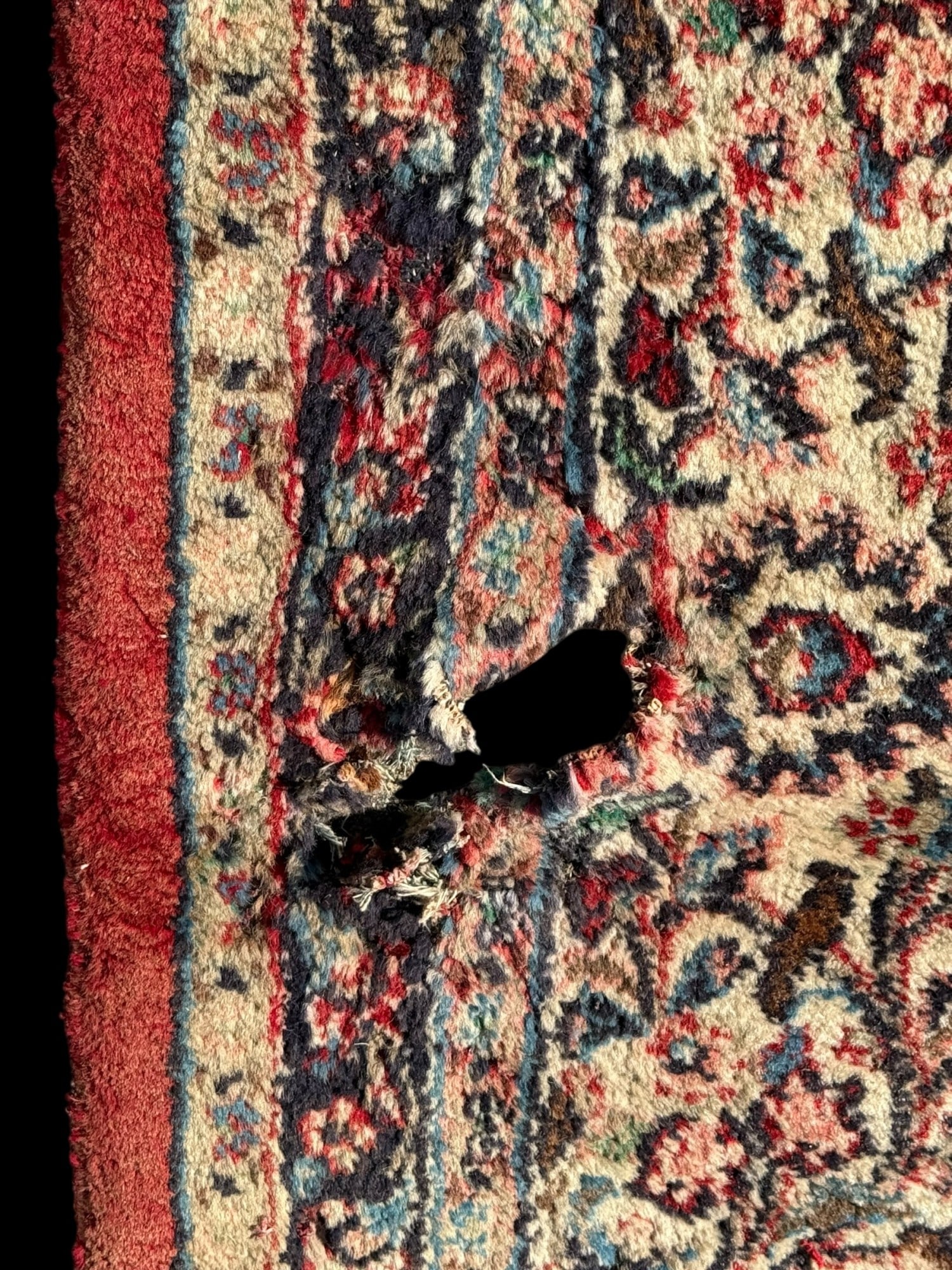 LARGE ANTIQUE PERSIAN TABRIZ - 2