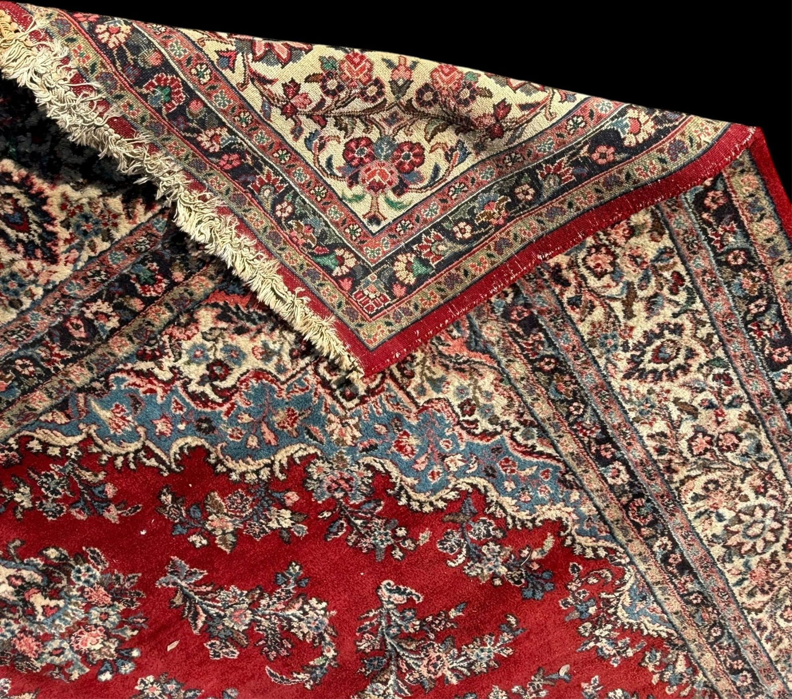 LARGE ANTIQUE PERSIAN TABRIZ - 3