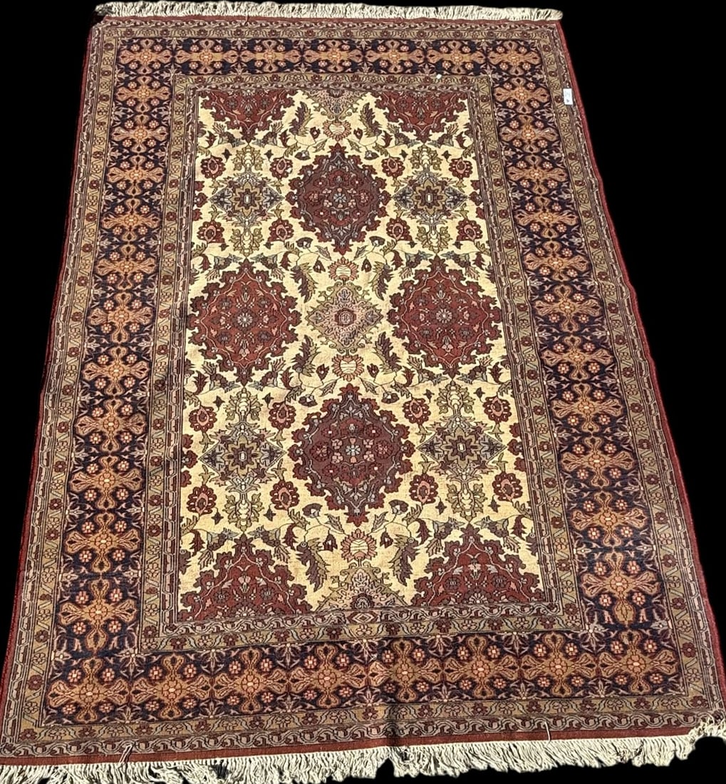 ANTIQUE PERSIAN BIJAR: ANTIQUE PERSIAN BIJAR Height: 7 in. by Width: 5