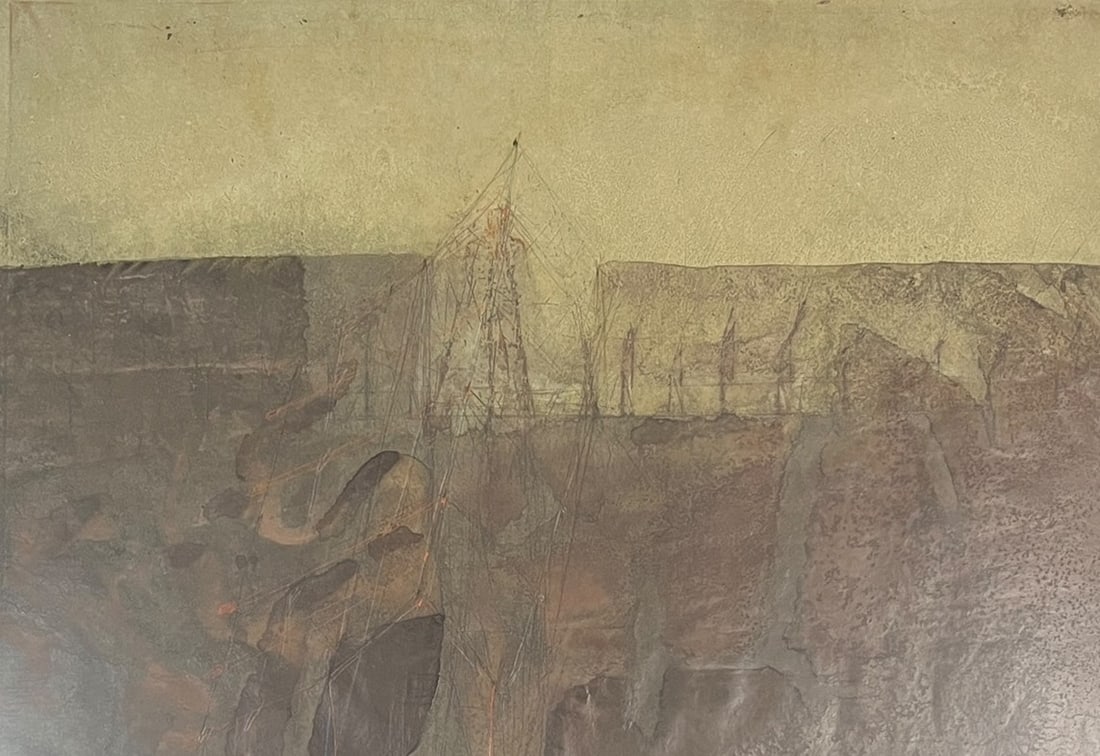 ABSTRACT PAINTING OR SILKSCREEN - 2