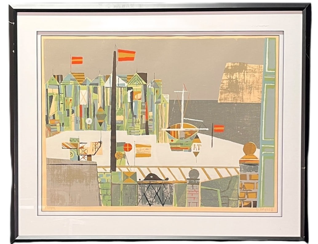 PORT OF CALL SERIGRAPH, EDITION #23/47: PORT OF CALL SERIGRAPH, EDITION #23/47. SIGNED. Height: 27 in. by Width: 33.5 in. by Depth: 1 IN.