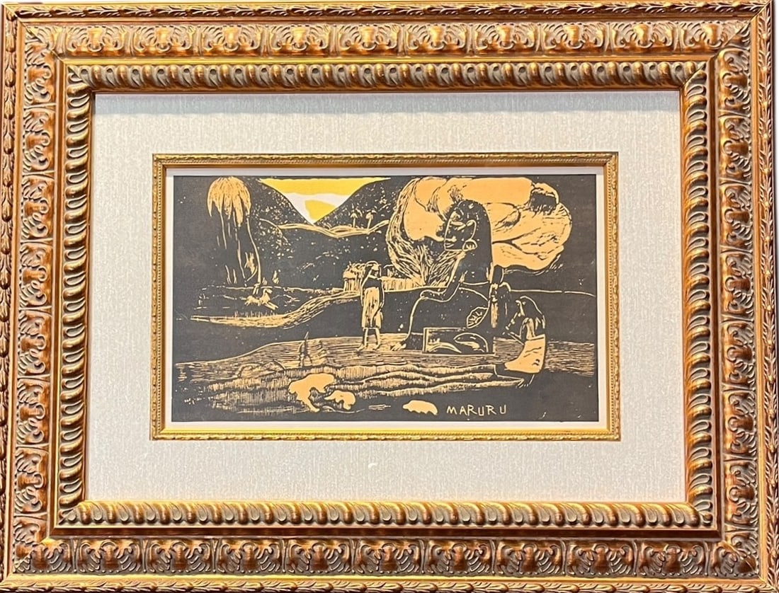 "MARURU" ENGRAVING BY PAUL GAUGUIN (1 of 4)