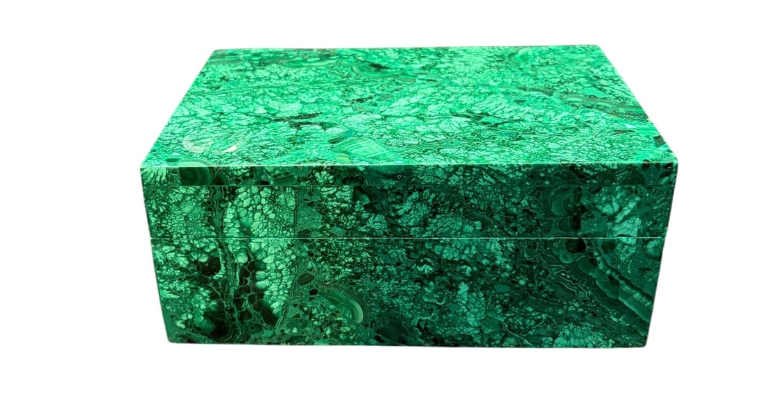 SOLID MALACHITE BOX - 3