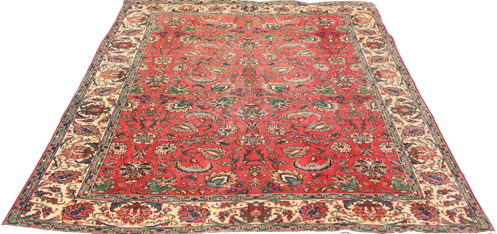 TABRIZ PERSIAN RED RUG