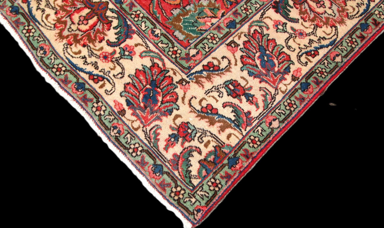 TABRIZ PERSIAN RED RUG - 4