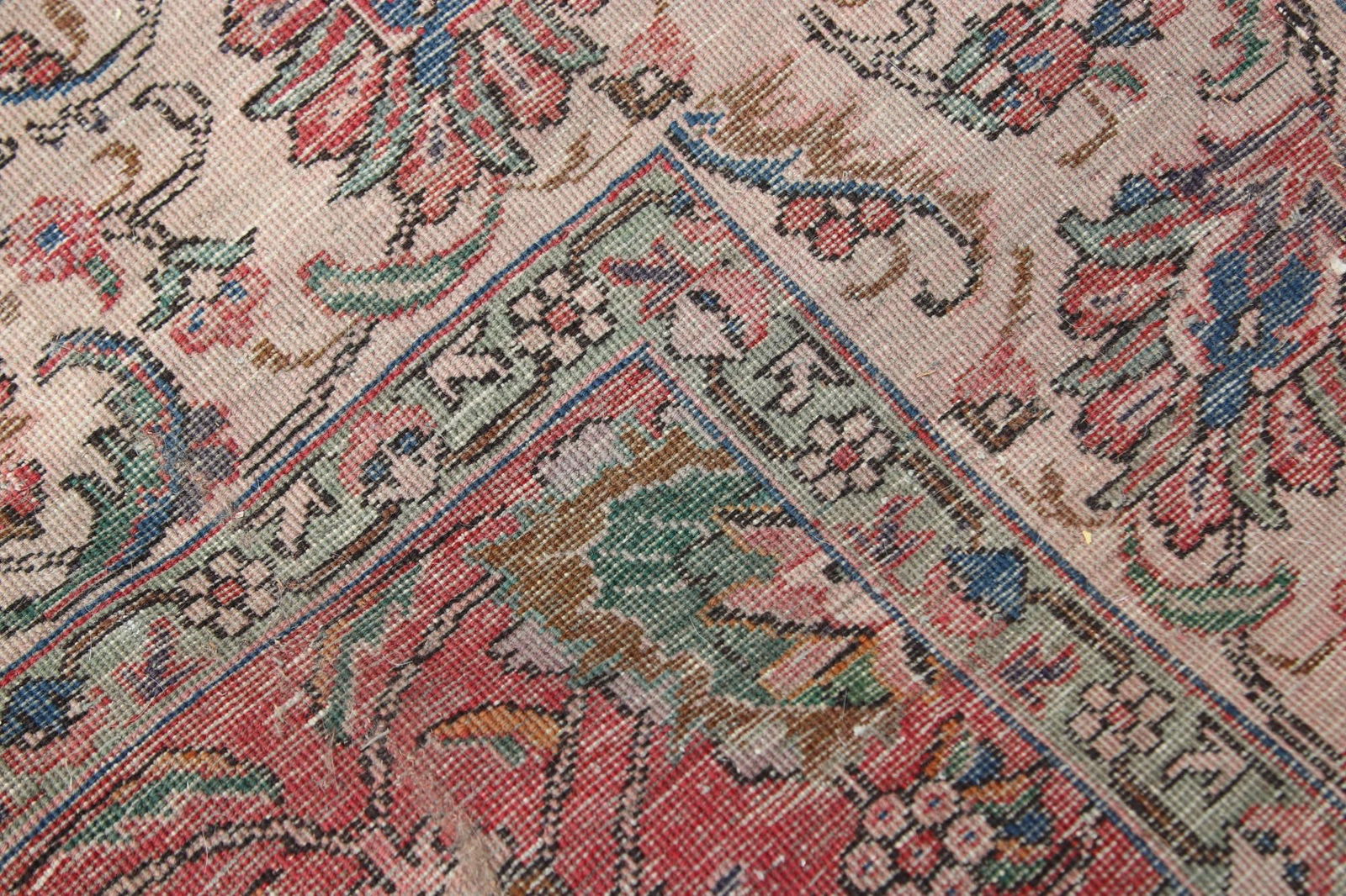 TABRIZ PERSIAN RED RUG - 5