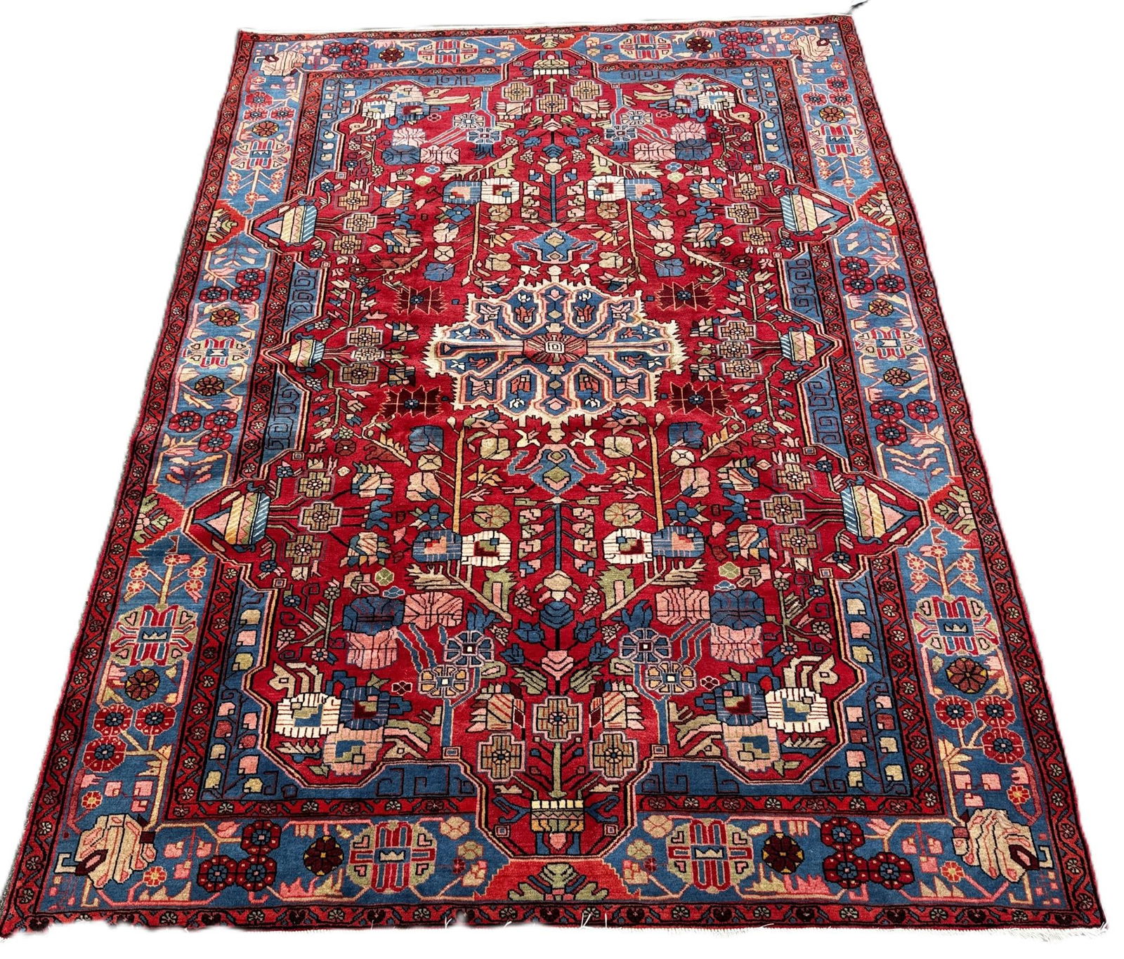 HANDKNOTTED PERSIAN DARJAZIN RUG (1 of 5)