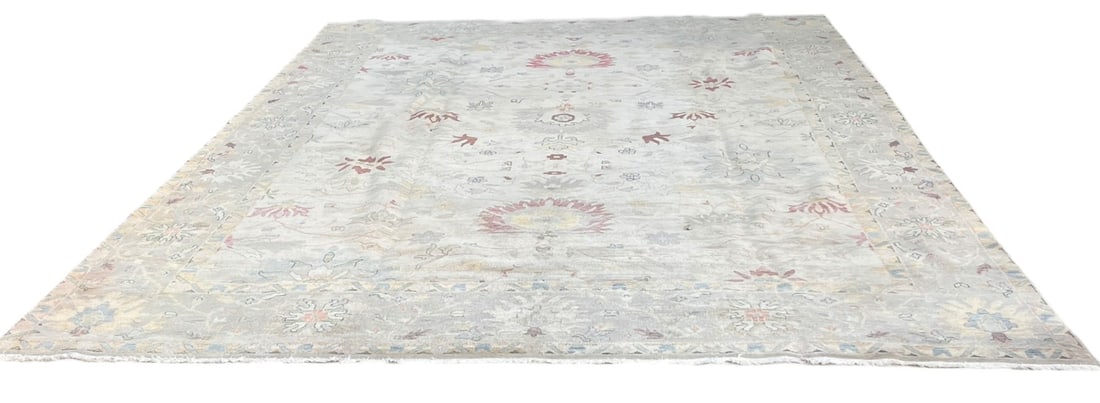 OUSHAK STYLE HAND KNOTTED CARPET (1 of 6)