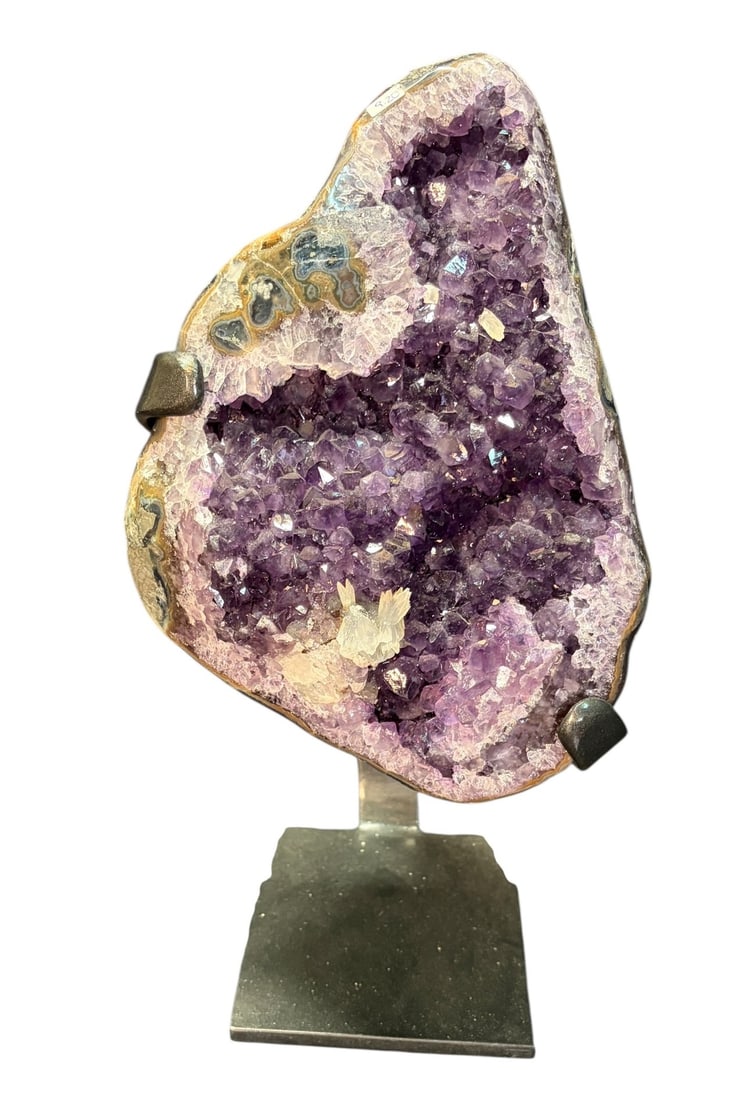 AMETHYST ON IRON STAND (1 of 4)
