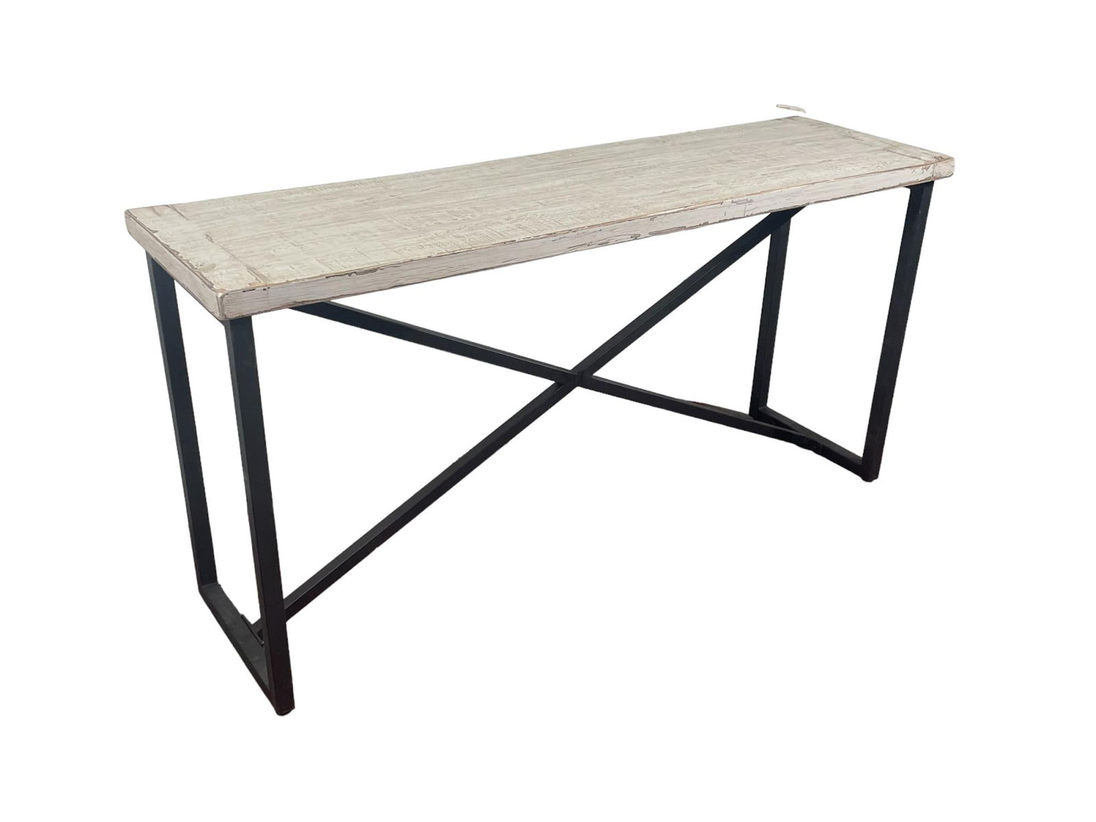 CONSOLE TABLE WITH IRON BASE - 3