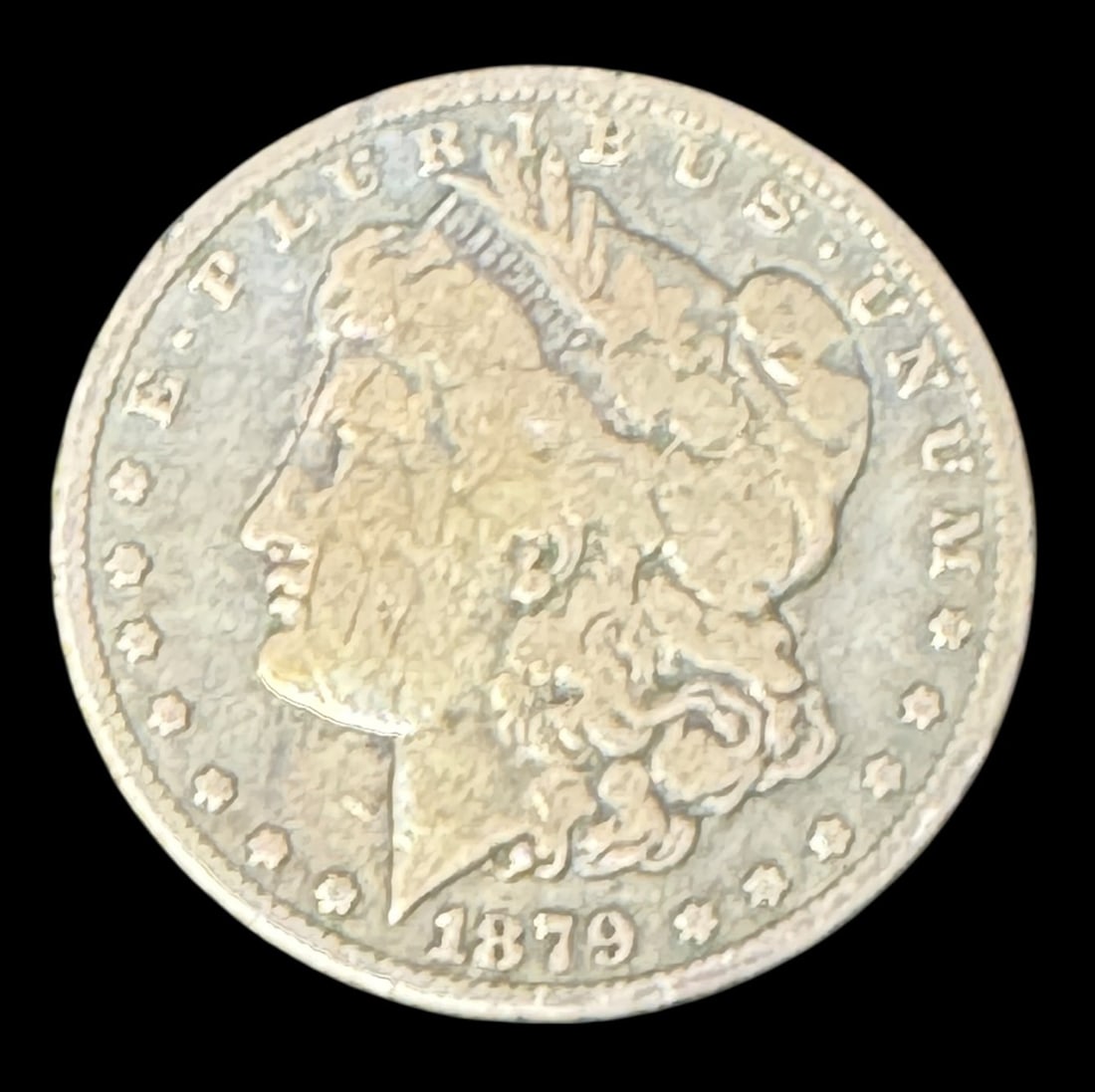 5 ANTIQUE MORGAN SILVER DOLLARS - 10