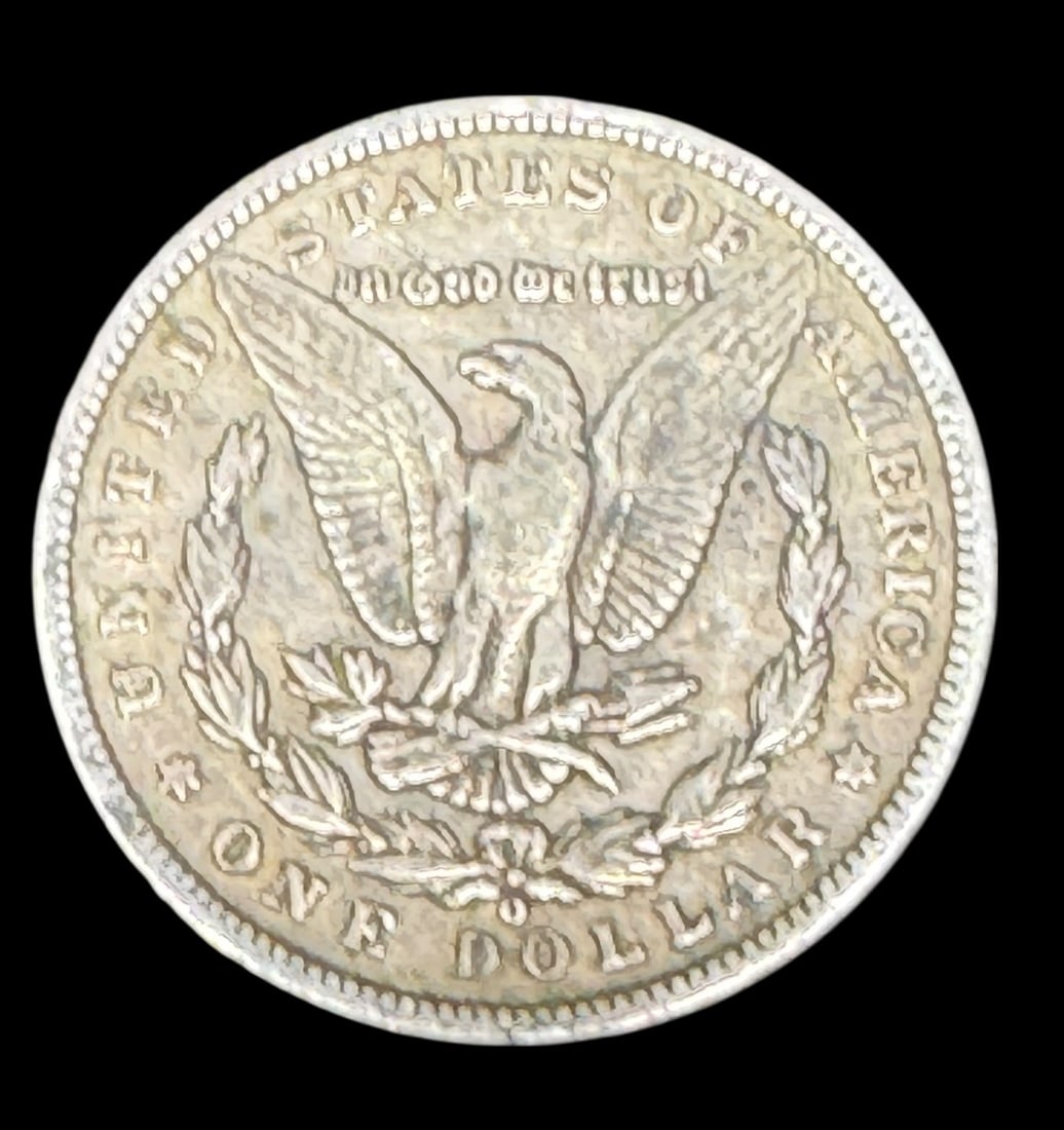 5 ANTIQUE MORGAN SILVER DOLLARS - 12