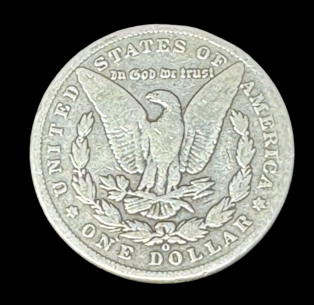 5 ANTIQUE MORGAN SILVER DOLLARS - 5