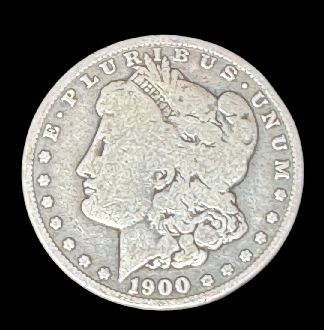 5 ANTIQUE MORGAN SILVER DOLLARS - 6