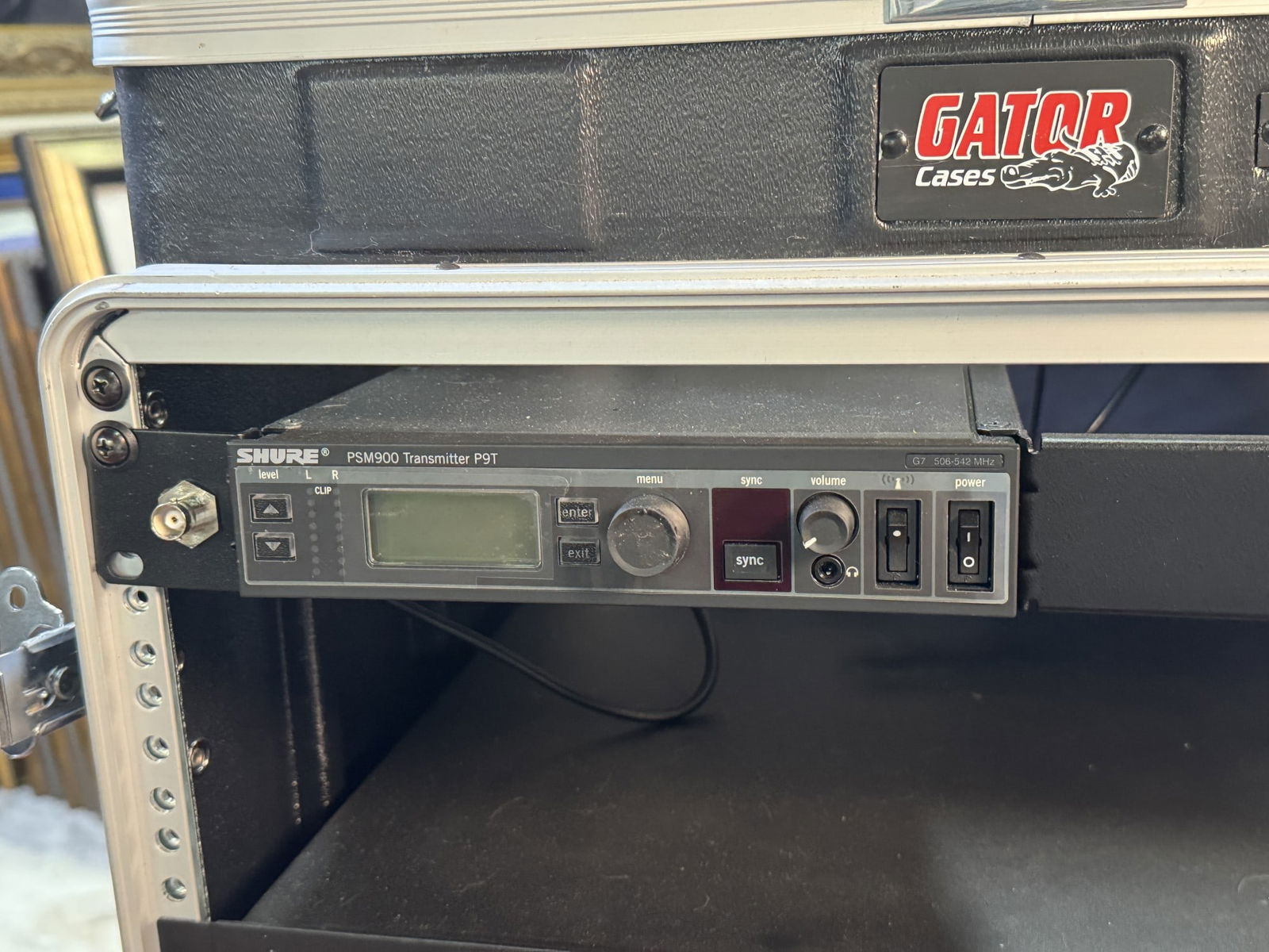 MIXING BOARD , CASE, SCHURE WIRELESS MIC - 3