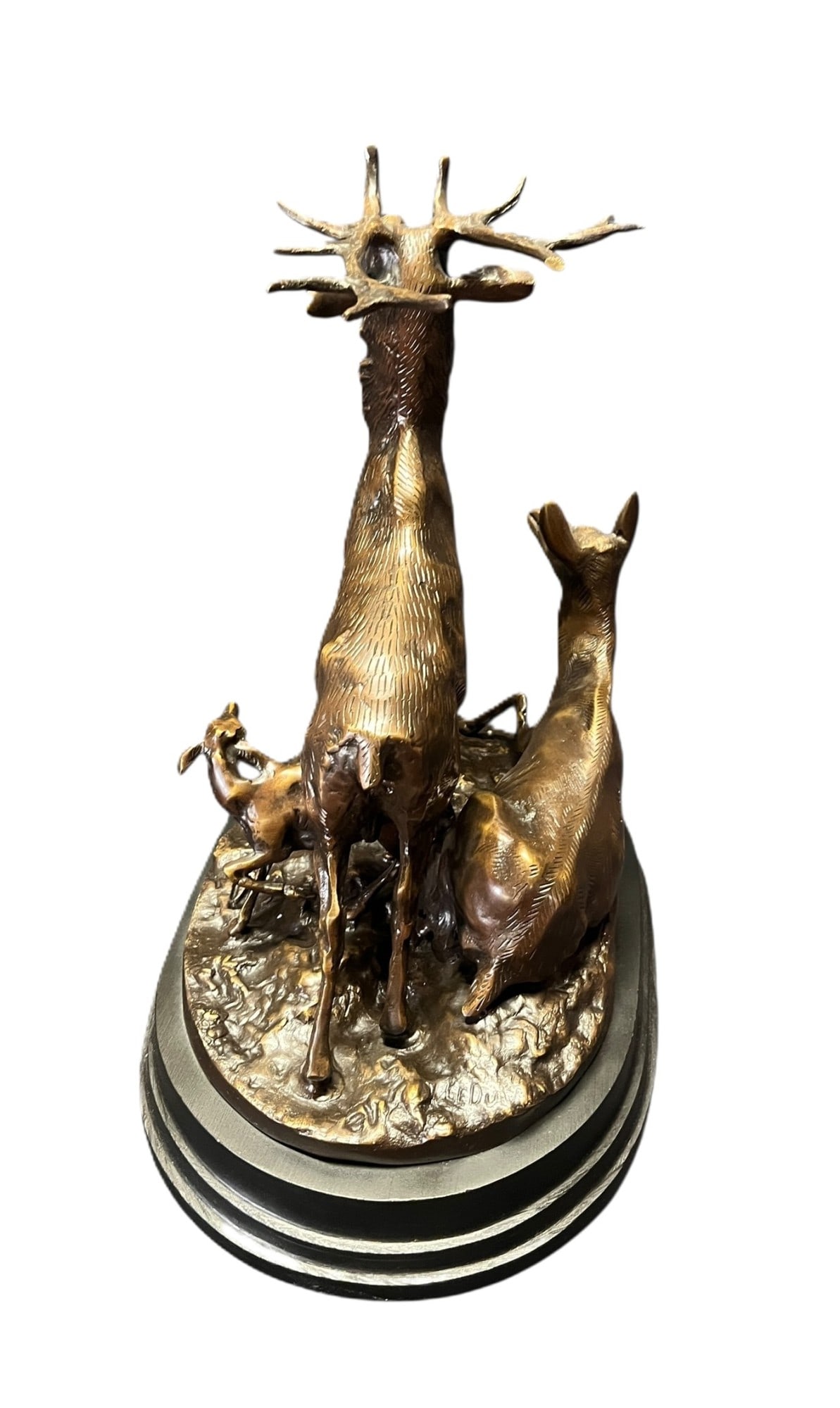 DEER BRONZE SCULPTURE - 2