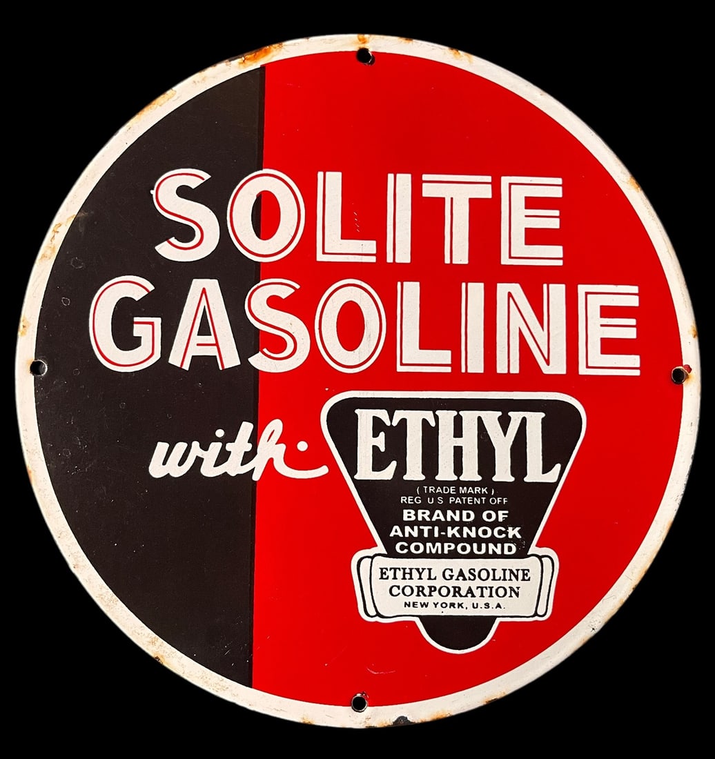 SOLITE GAS METAL SIGN: SOLITE GAS METAL SIGN Height: 12 in. by Width: 12 in.