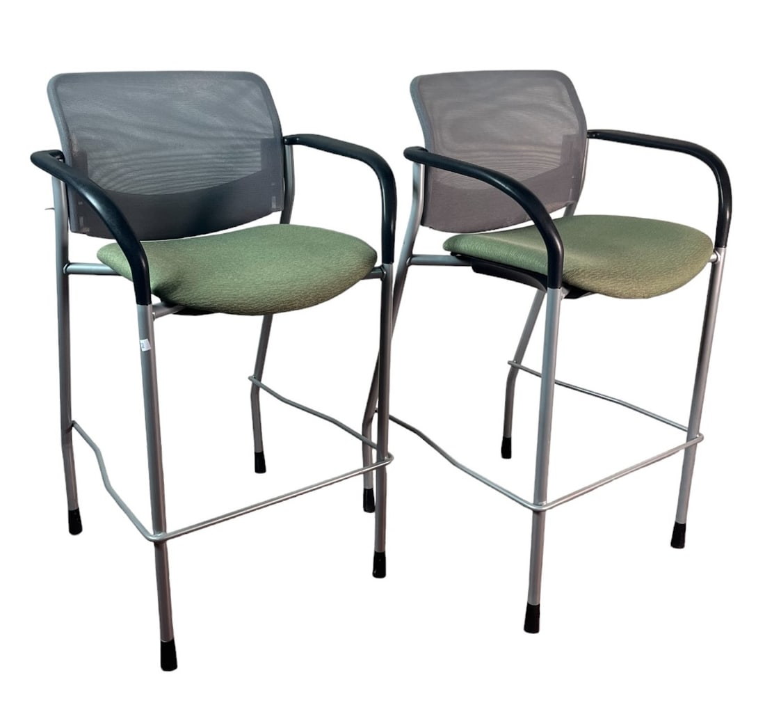 PAIR OF CONTEMPORARY BARSTOOLS (1 of 3)
