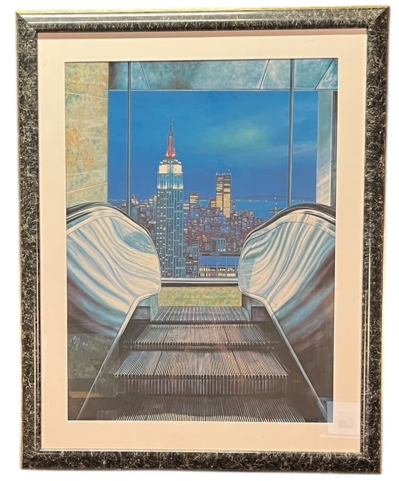 EMPIRE STATE PRINT FRAMED: EMPIRE STATE PRINT FRAMED Height: 48 in. by Width: 37 in. by Depth: 1 IN.