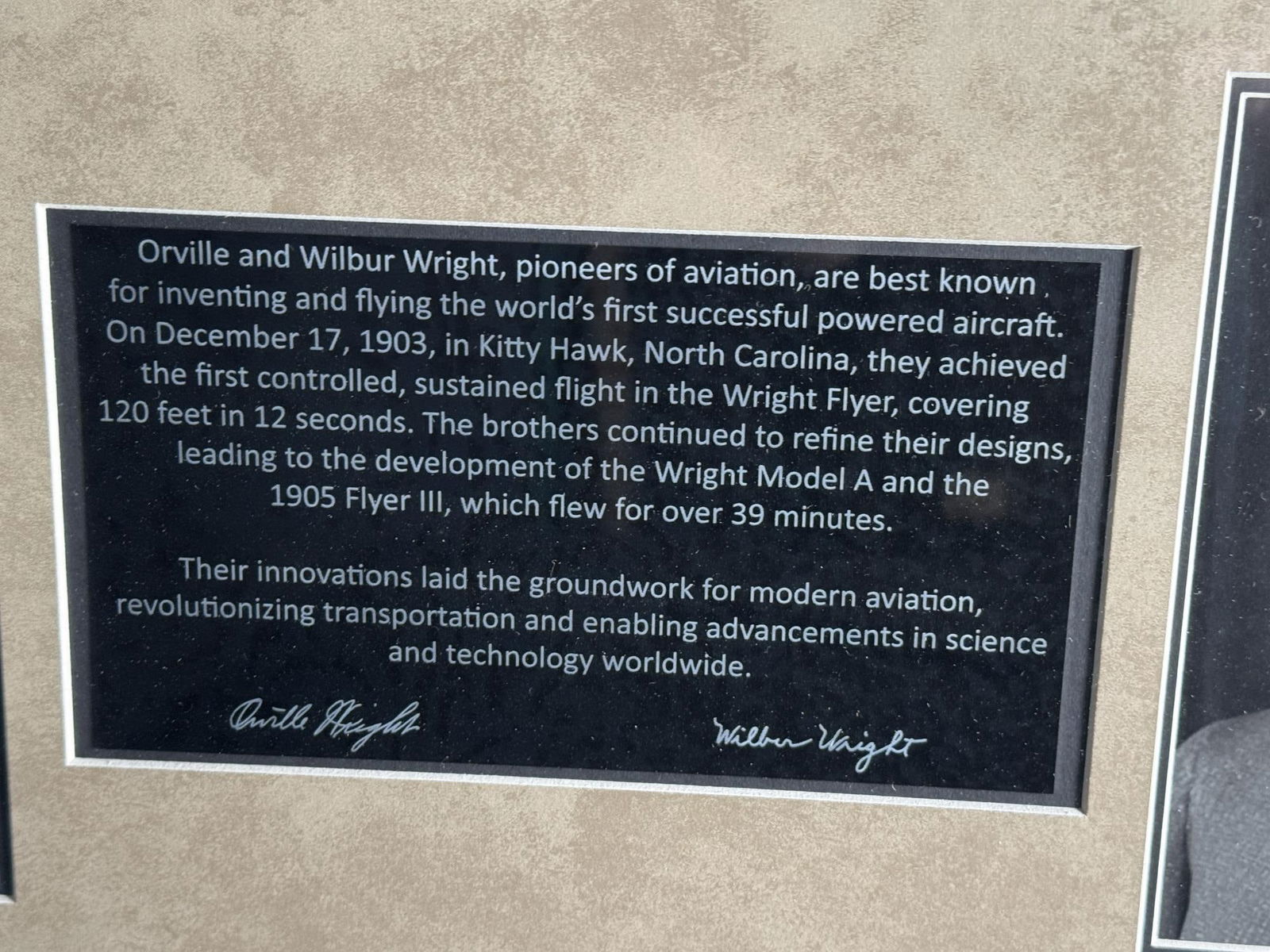 WRIGHT BROTHERS MEMORABILIA - 3