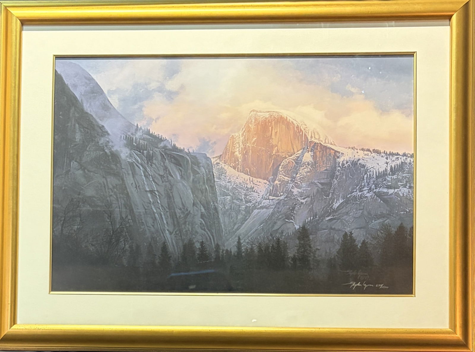 LANDSCAPE SERIGRAPH 696/1500: LANDSCAPE SERIGRAPH 696/1500 Height: 31 in. by Width: 42 in.