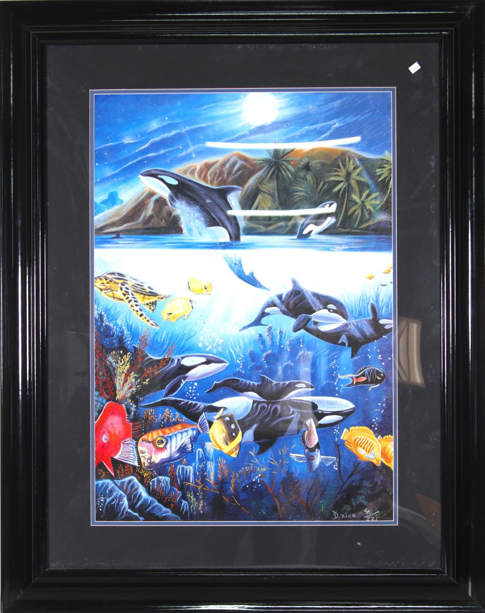 DAVID ZION PLAY TIME ILLUSTRATION: DAVID ZION 45/225 PLAY TIME ILLUSTRATION Height: 38 in. by Width: 31 in. by Depth: 2