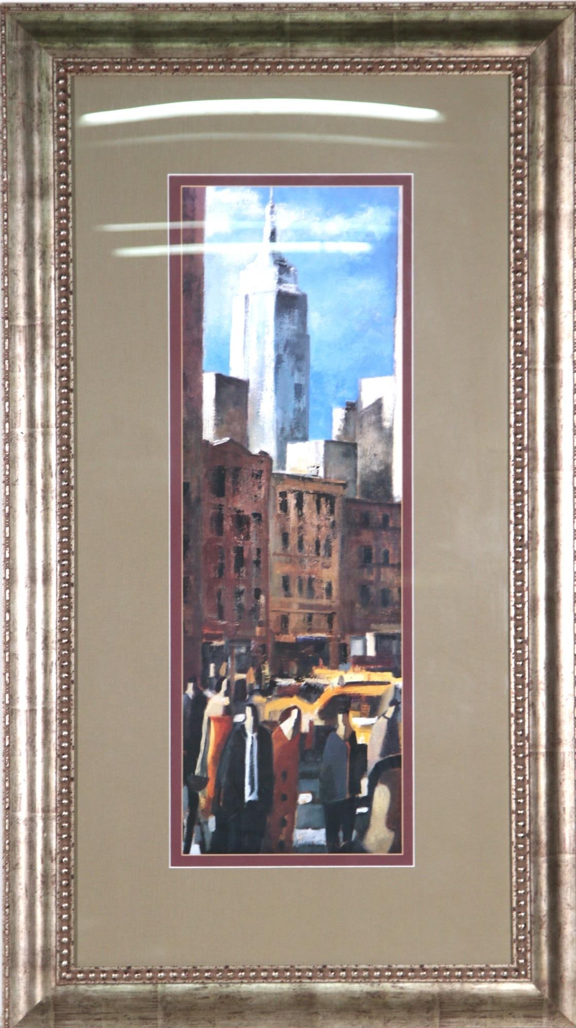 EMPIRE STATE BUILDING PRINT: EMPIRE STATE BUILDING PRINT. Height: 55 in. by Width: 31 in.