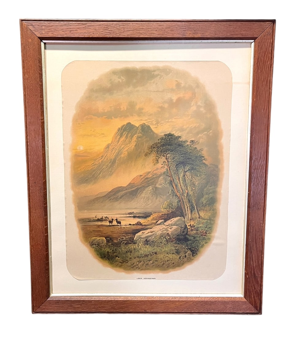 "LOCH VENNACHAR" PRINT: "LOCH VENNACHAR" PRINT Height: 30.5 in. by Width: 24.5 in. by Depth: 1 IN.
