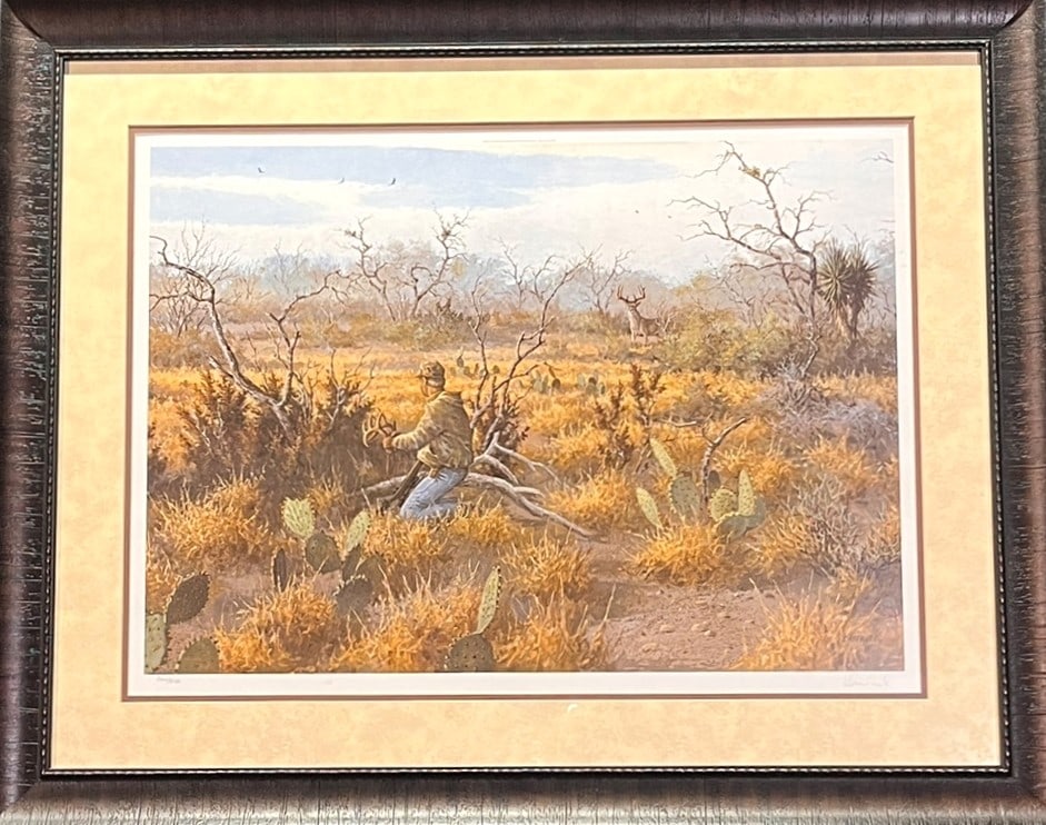QUAIL HUNTING PRINT 360/800: QUAIL HUNTING PRINT 360/800 Height: 30 in. by Width: 37 in.