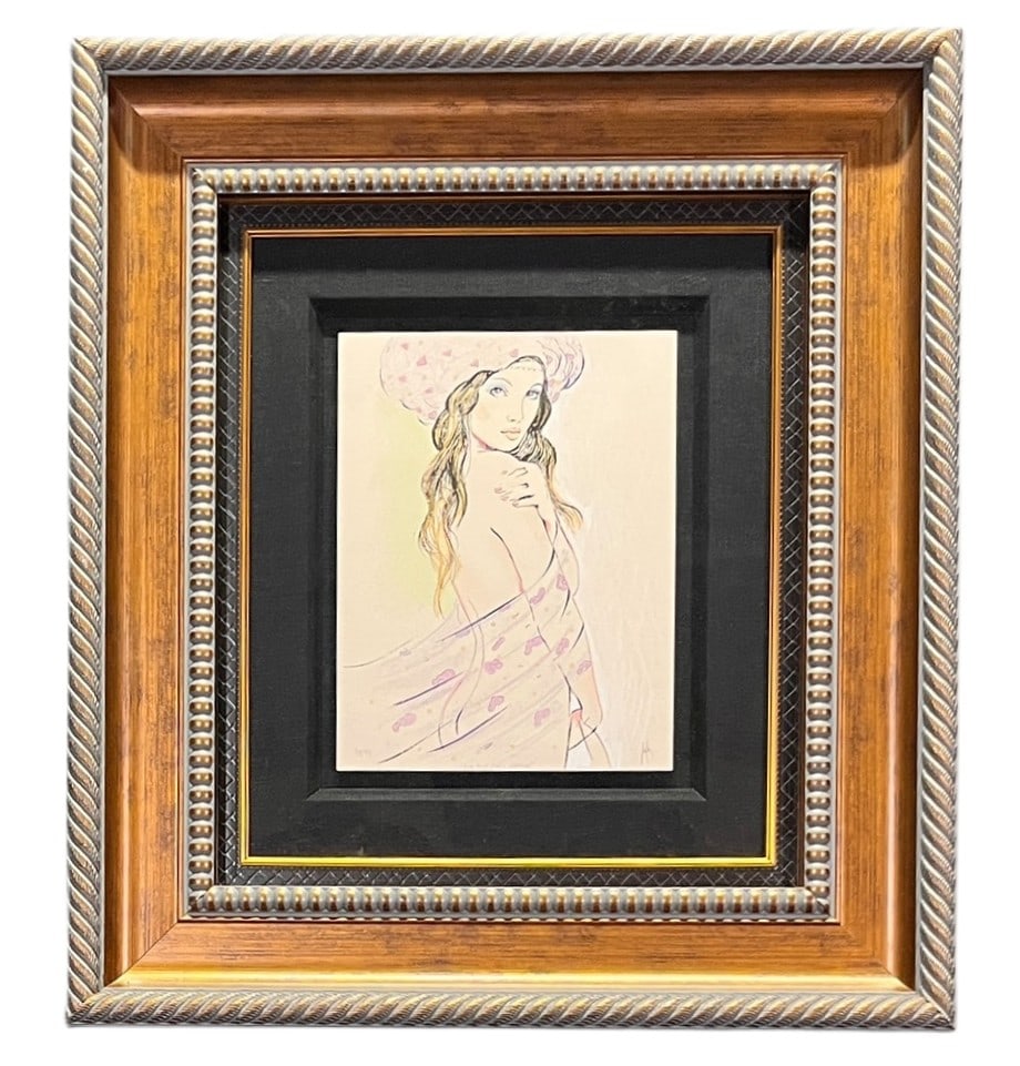 "THE MAGICIANS SURPRISE" MIXED MEDIA BY CASABA M: "THE MAGICIANS SURPRISE" MIXED MEDIA ON PAPER BY CSABA MARKUS Height: 24 in. by Width: 22 in. by Depth: 1 IN.