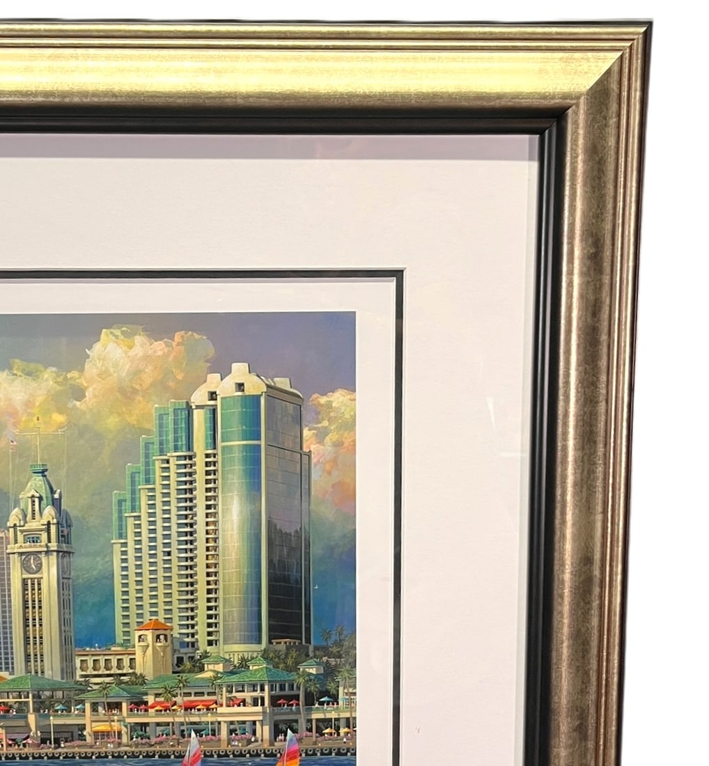 "ALOHA TOWER" SERIGRAPH - 3