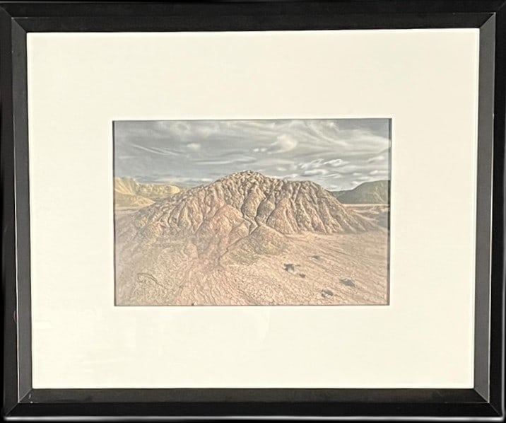 "LIZARD MOUND" TINTED PHOTOGRAPH BY GAIL SKOFF: "LIZARD MOUND" TINTED PHOTOGRAPH BY GAIL SKOFF Height: 28 in. by Width: 34 in. by Depth: 1 IN.