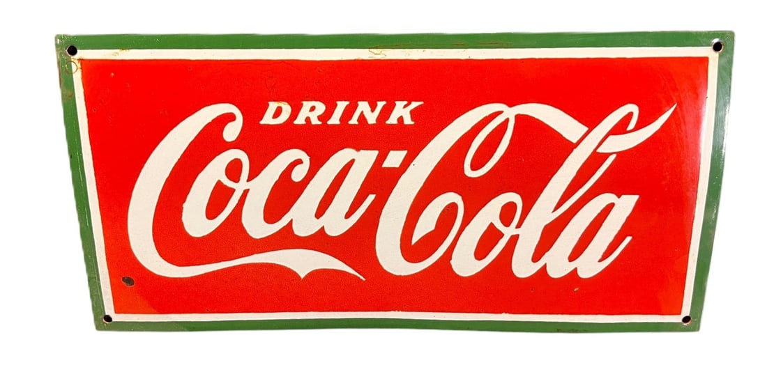 COCA COLA METAL SIGN (1 of 1)