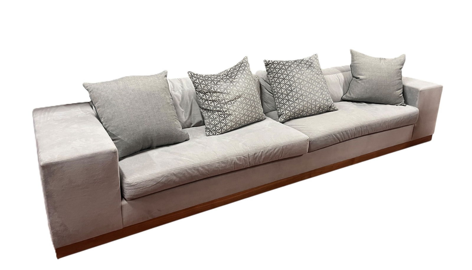 GRAY/BLUE TONE LARGE SOFA - 2