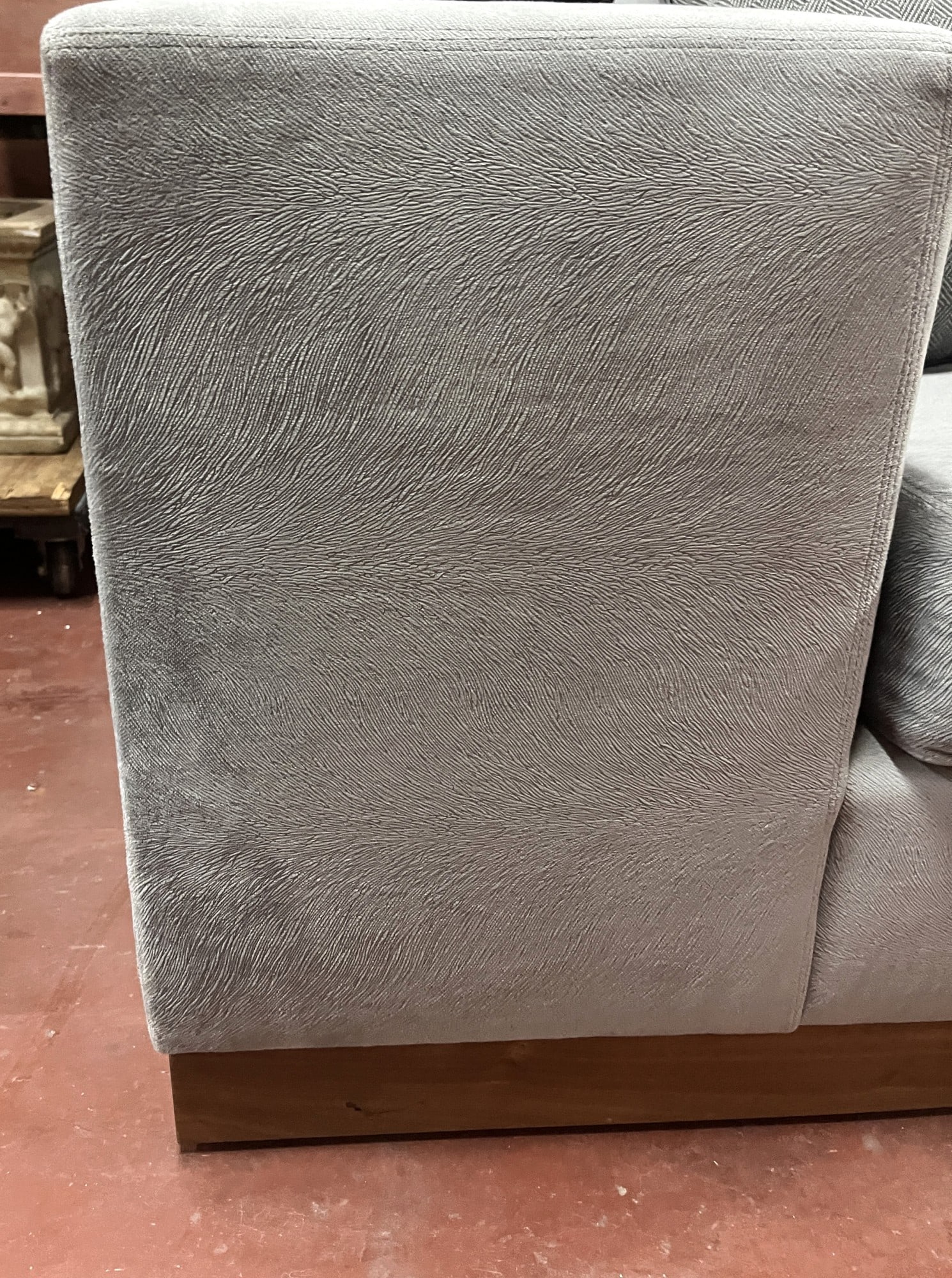 GRAY/BLUE TONE LARGE SOFA - 3