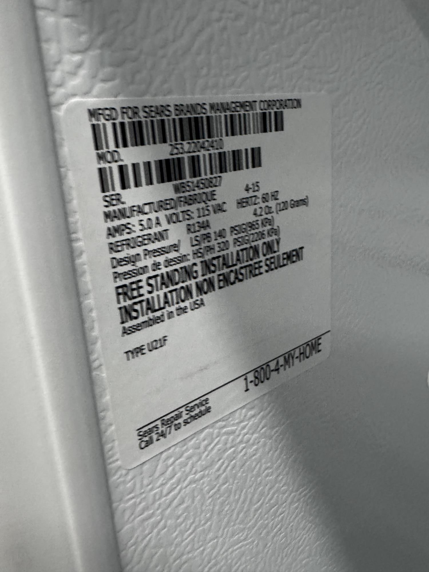 KENORE SINGLE DOOR REFRIDGERATOR - 5