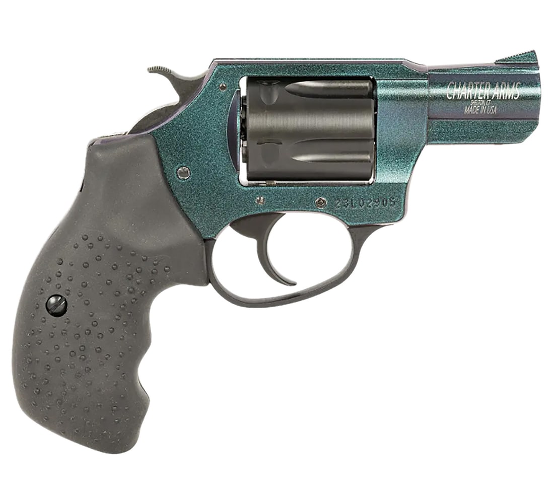 Charter Arms 25387 Undercover Chameleon Small 38 S: Charter Arms 25387 Undercover Chameleon Small 38 Special, 5 Shot 2" High Polished Iridescent Cerakote Steel Barrel, Black Passivate Cylinder, High Polished Iridescent Cerakote Aluminum Frame 